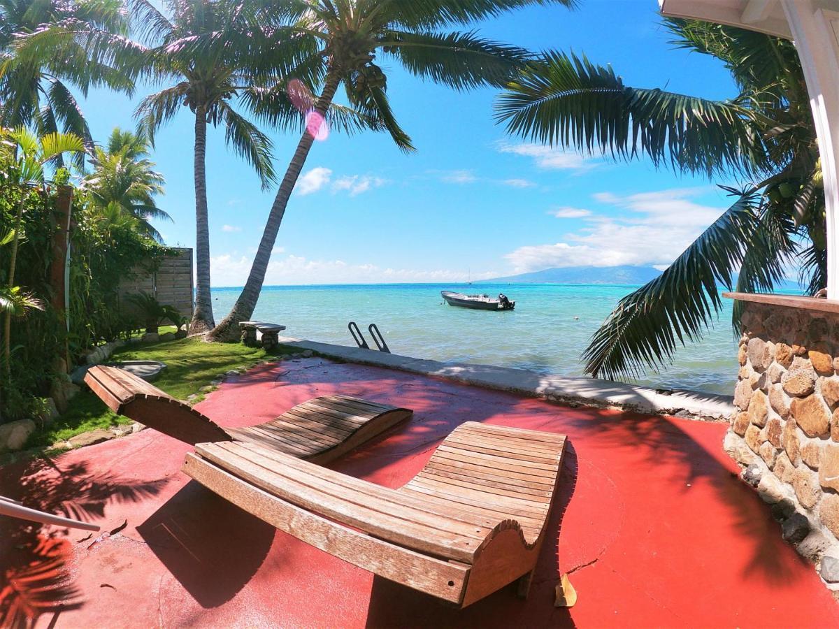 Moorea - Bungalow Chez Papou Afareaitu Екстер'єр фото