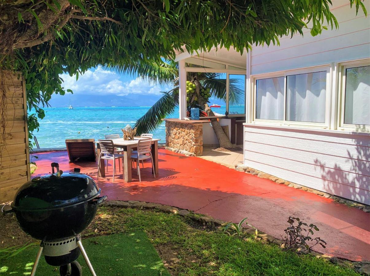 Moorea - Bungalow Chez Papou Afareaitu Екстер'єр фото